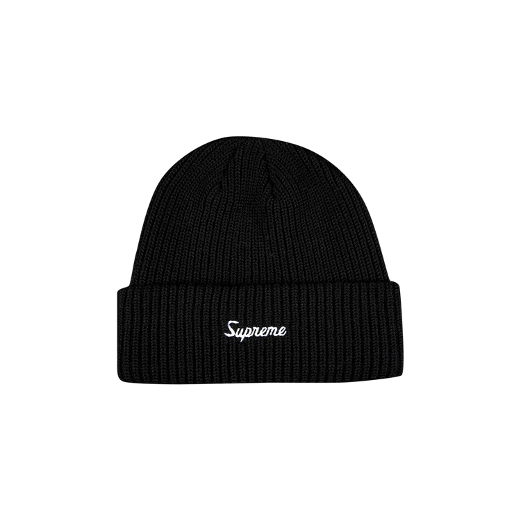Supreme Loose Gauge Beanie 'Black'