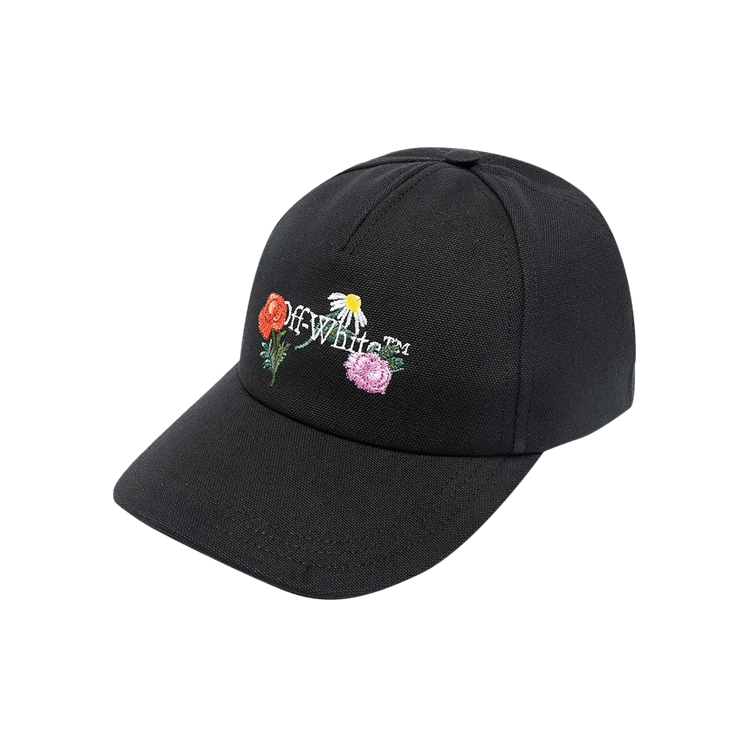 Off-White Embroidered Canvas Baseball Cap 'Black/Multicolor'