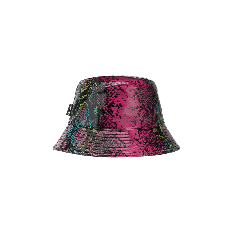 Versace Python Print Bucket Hat 'Pink'