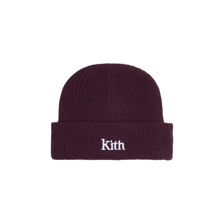 Kith Women Ribbed Mia Beanie 'Wine'