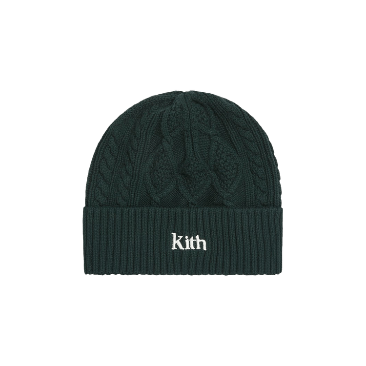 Kith Slyvan Cable Beanie 'Scarab'