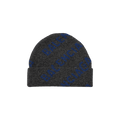 Balenciaga All Over Logo Beanie 'Dark Grey/Blue'