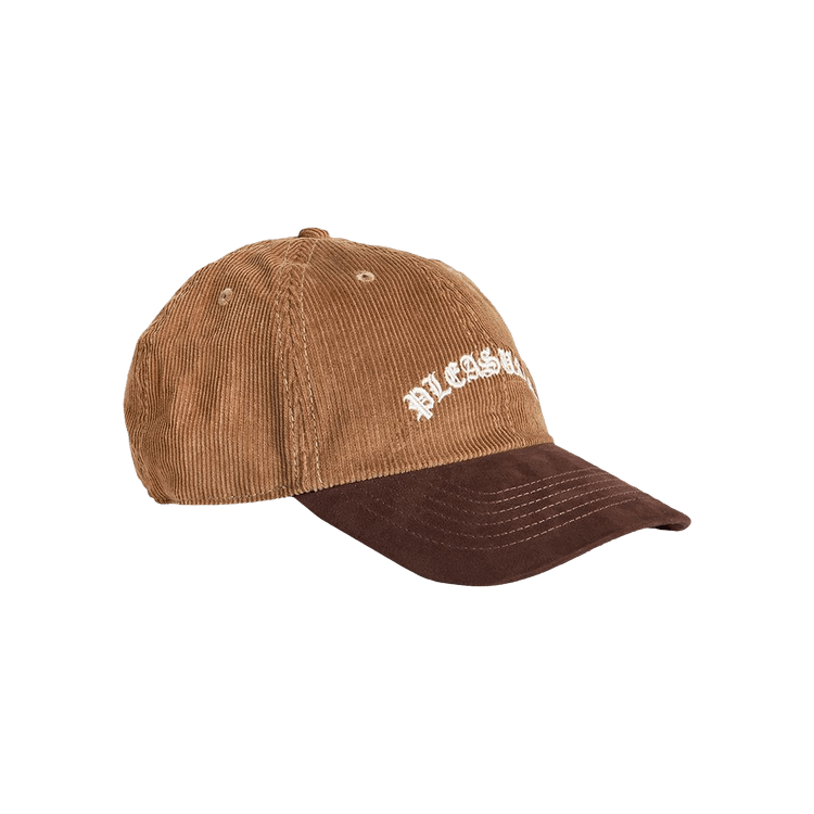 Pleasures Old E Corduroy Polo Cap 'Brown'