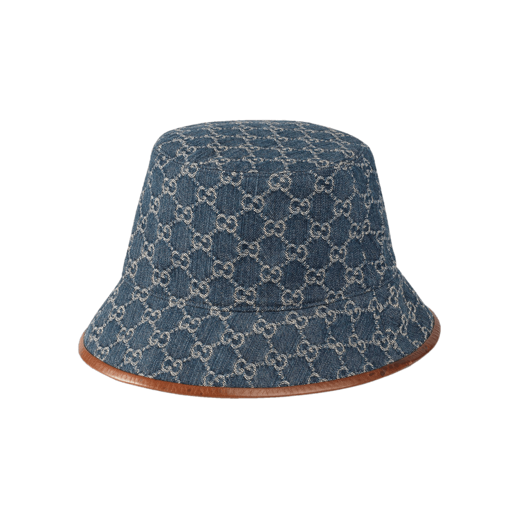 Gucci GG Canvas Bucket Hat 'Sapphire/Dark Brown'