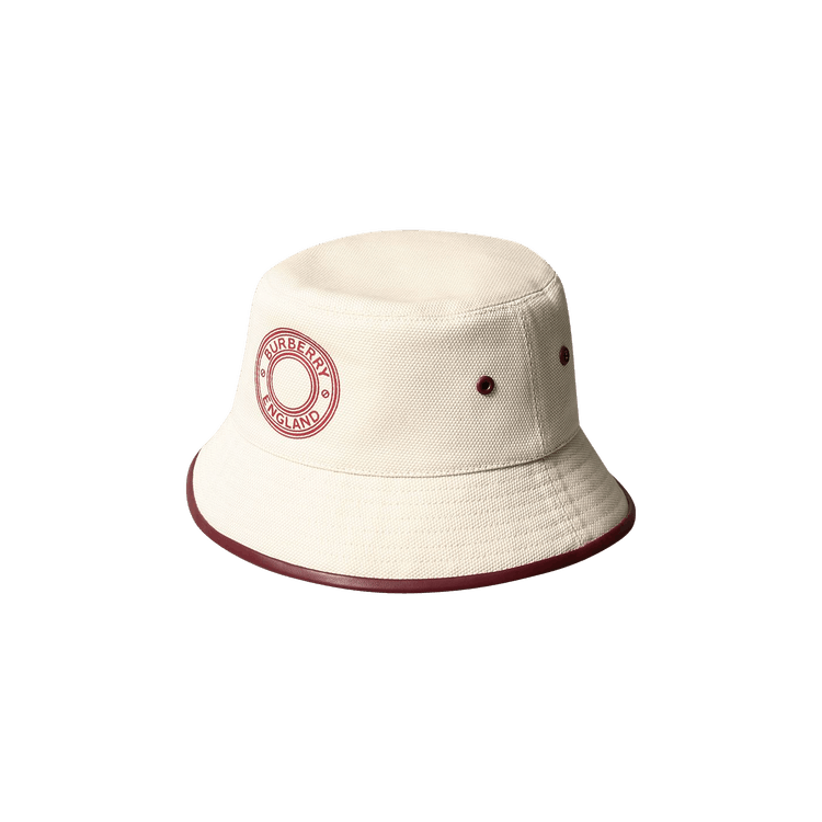 Burberry Logo Print Bucket Hat 'Garnet'