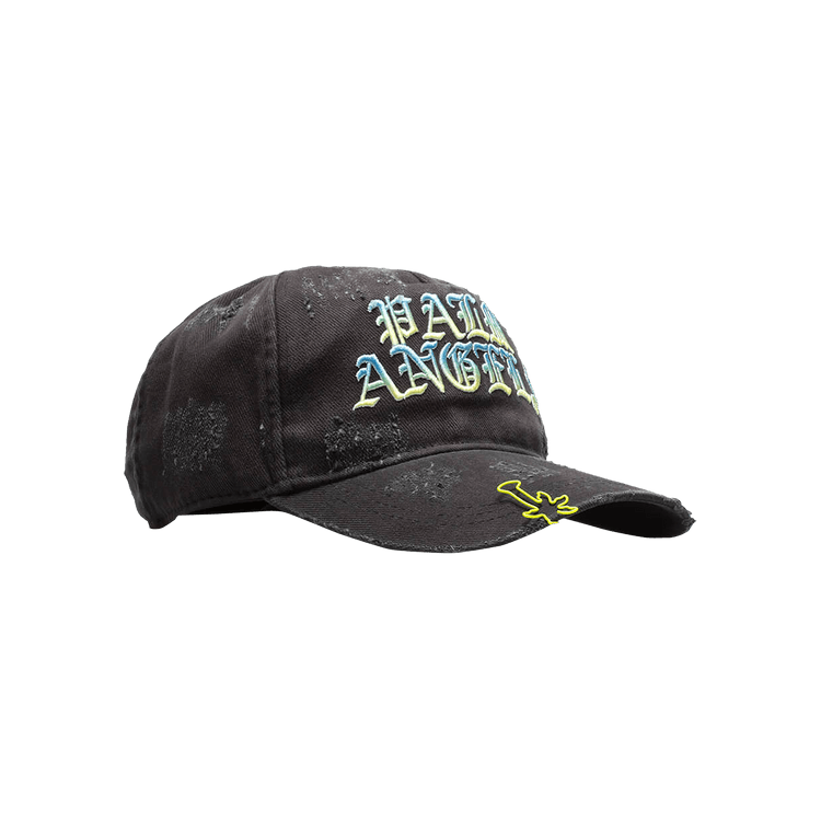 Palm Angels Hue Gothic Logo Cap 'White/Multicolor'