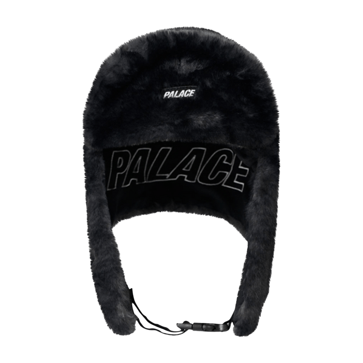Palace P Trooper Shell Hat 'Black'