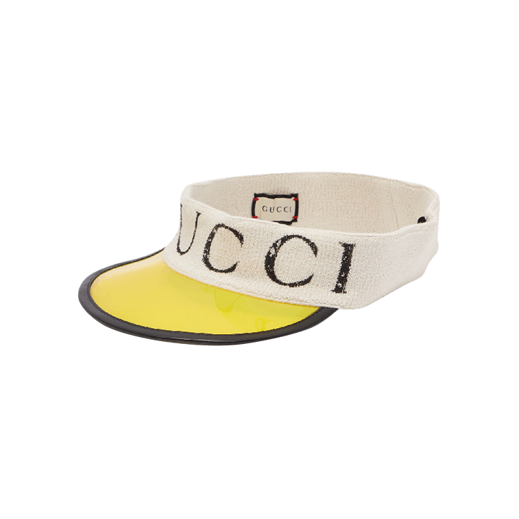 Gucci Vinyl Visor 'Yellow'
