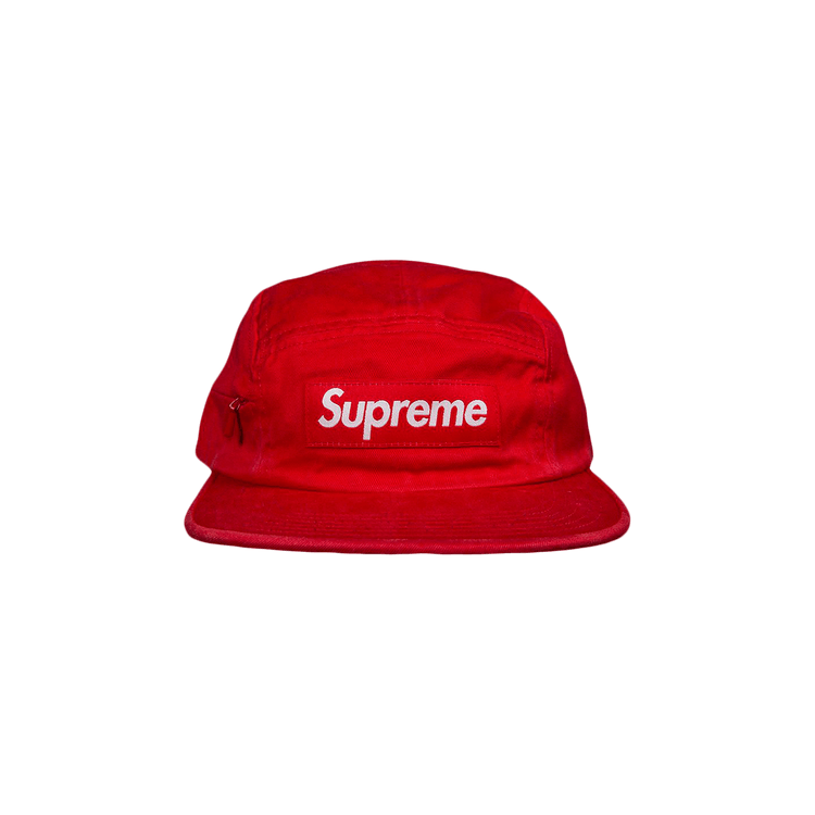Supreme Side Zip Camp Cap 'Red'