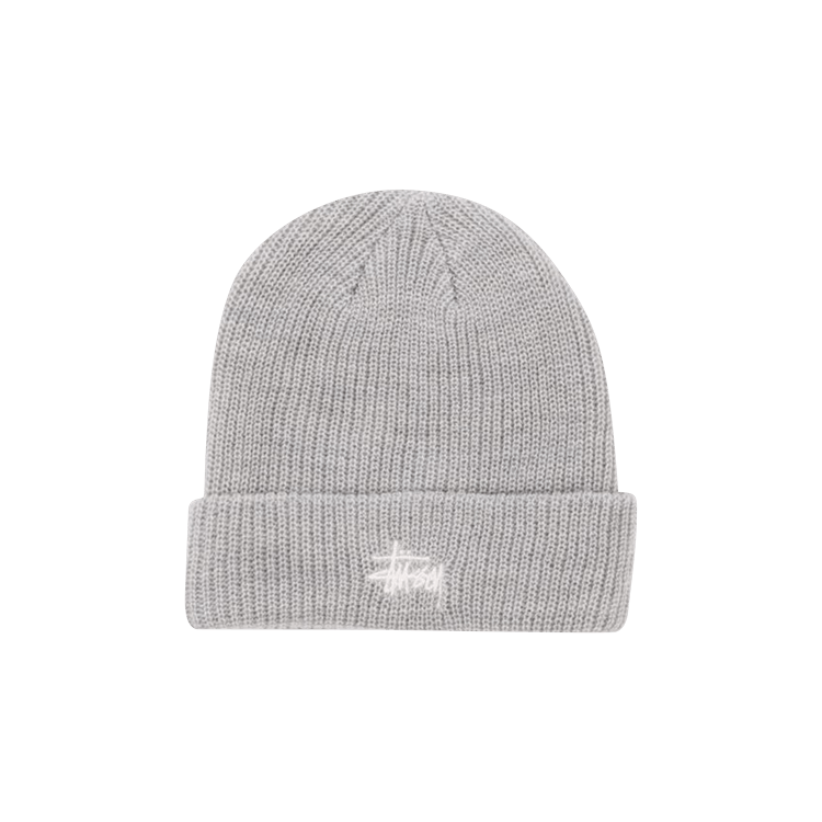 Stussy Basic Cuff Beanie 'Heather Grey'