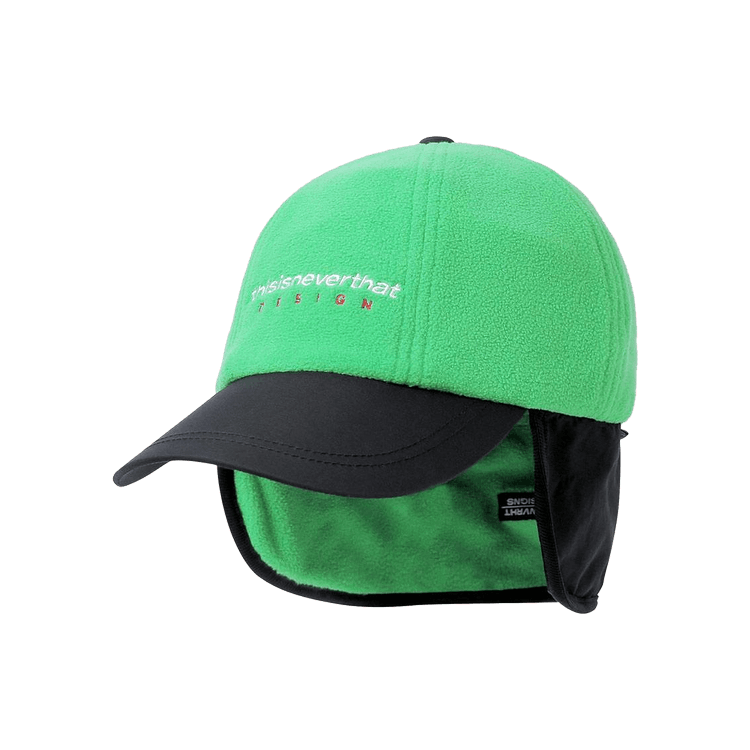 thisisneverthat DSN-Logo Fleece Earflap Cap 'Green'
