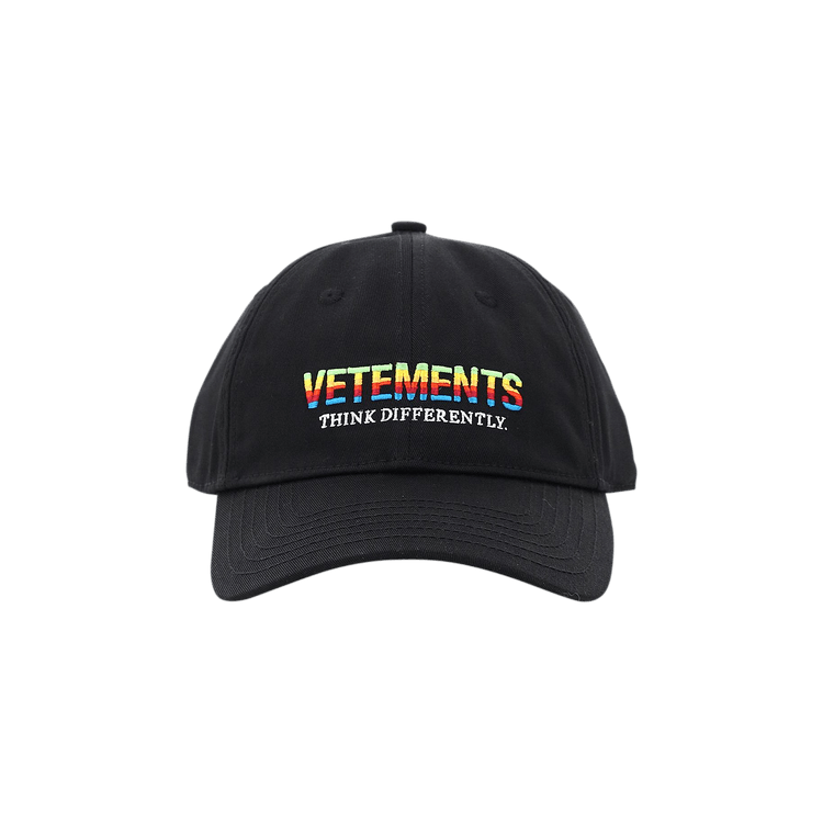 Vetements Think Differently Logo Cap 'Black'