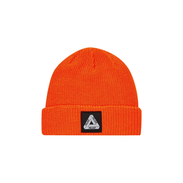Palace Tri-Ferg Patch Beanie 'Safety Orange'
