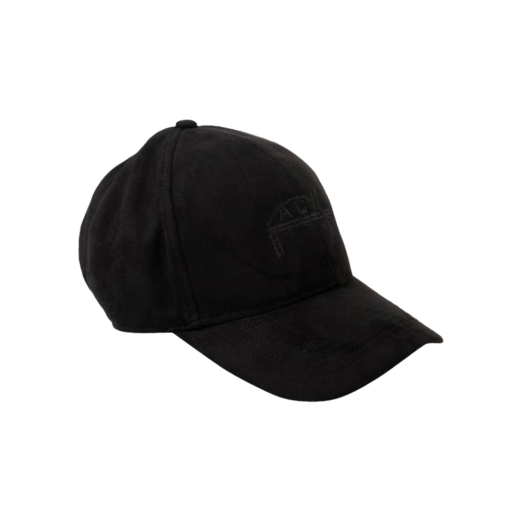 A-Cold-Wall* Suede Logo Cap 'Black'