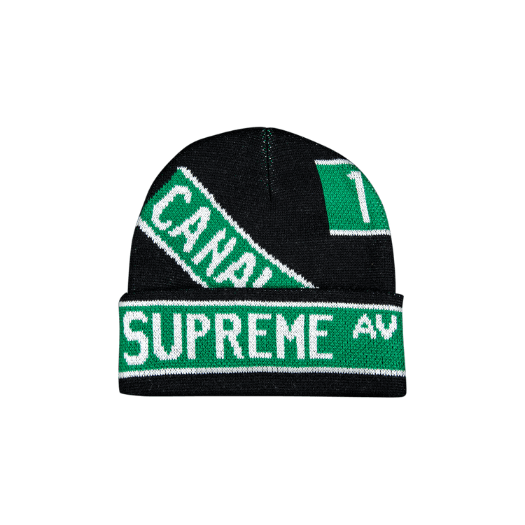 Supreme Street Signs Beanie 'Black'