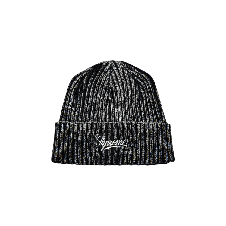 Supreme Bleached Rib Beanie 'Black'