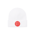 Supreme Lenticular Patch Beanie 'White'