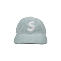 Supreme Fine Wale Corduroy S Logo 6-Panel 'Light Blue'