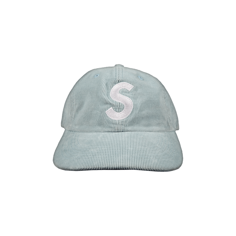 Supreme Fine Wale Corduroy S Logo 6-Panel 'Light Blue'