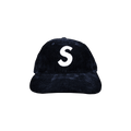 Supreme Fine Wale Corduroy S Logo 6-Panel 'Navy'