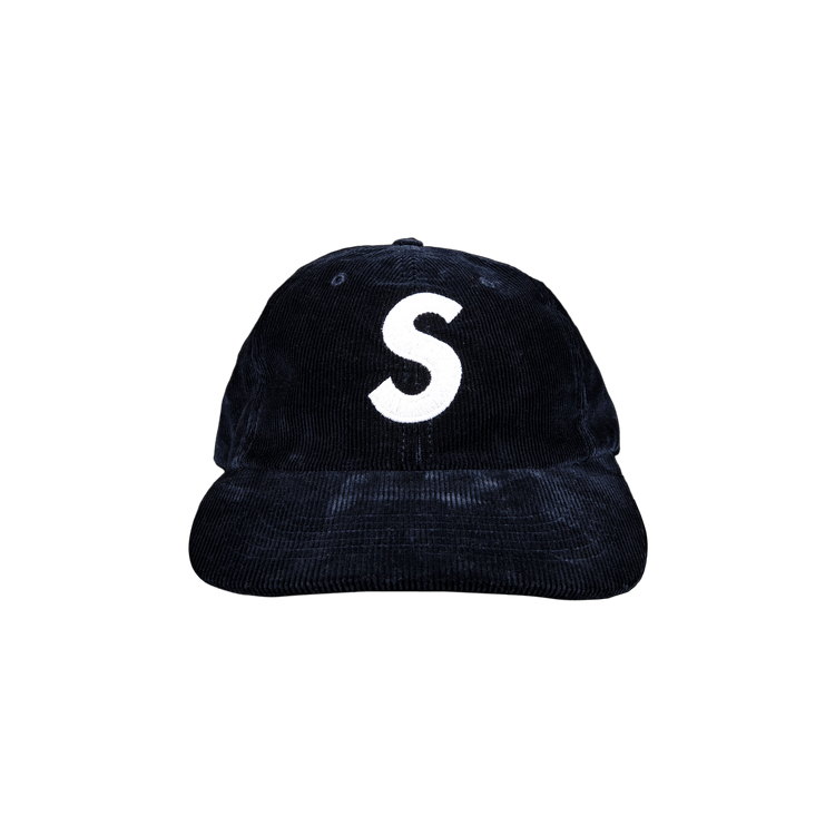 Supreme Fine Wale Corduroy S Logo 6-Panel 'Navy'