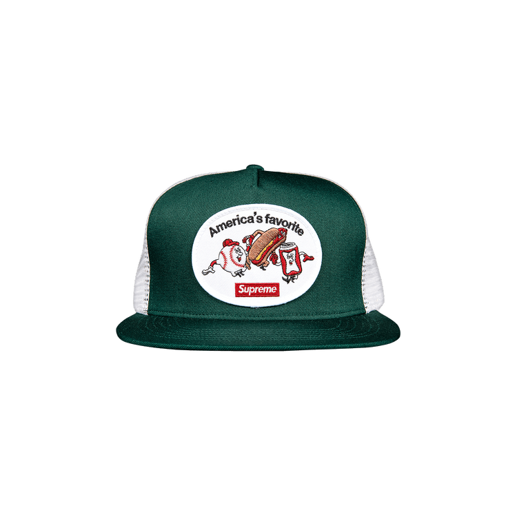 Supreme America’s Favorite Mesh Back 5-Panel 'Dark Green'