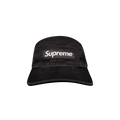Supreme Washed Chino Twill Camp Cap 'Black'