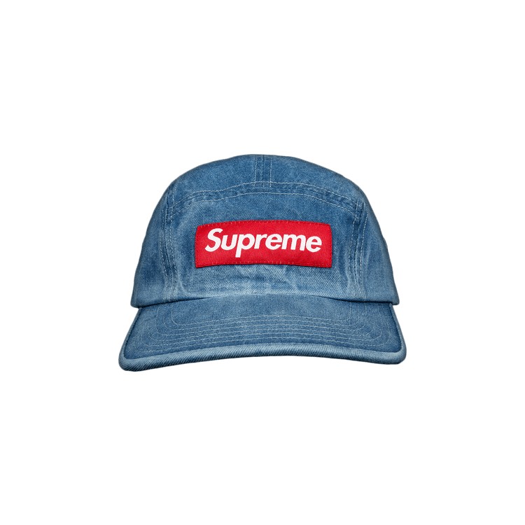 Supreme Washed Chino Twill Camp Cap 'Denim'
