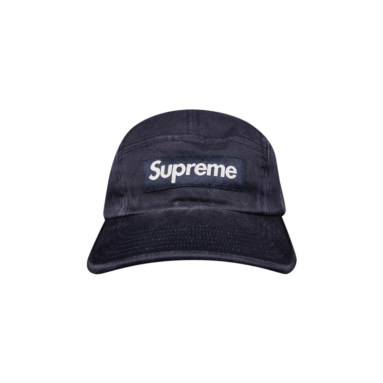 Supreme Washed Chino Twill Camp Cap 'Navy'