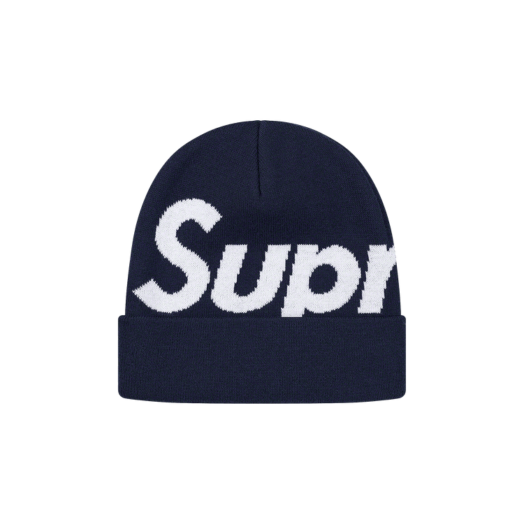 Supreme Big Logo Beanie 'Navy'