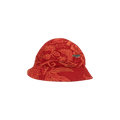 Marine Serre Regenerated Moon Salutation Carpet Bell Hat 'Red'