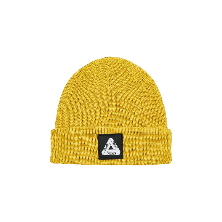 Palace Tri-Ferg Patch Beanie 'Gold'