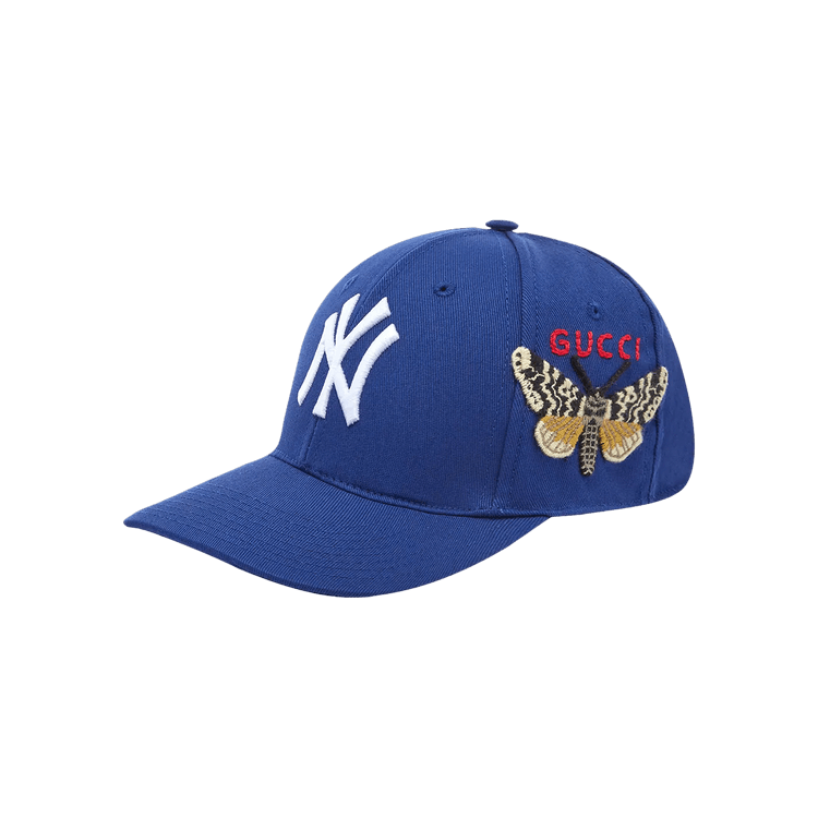 Gucci NY Yankees Patch Baseball Cap 'Blue'
