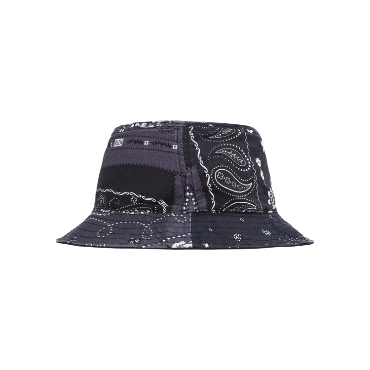 Kith Deconstructed Bandana Bucket Hat 'Black'