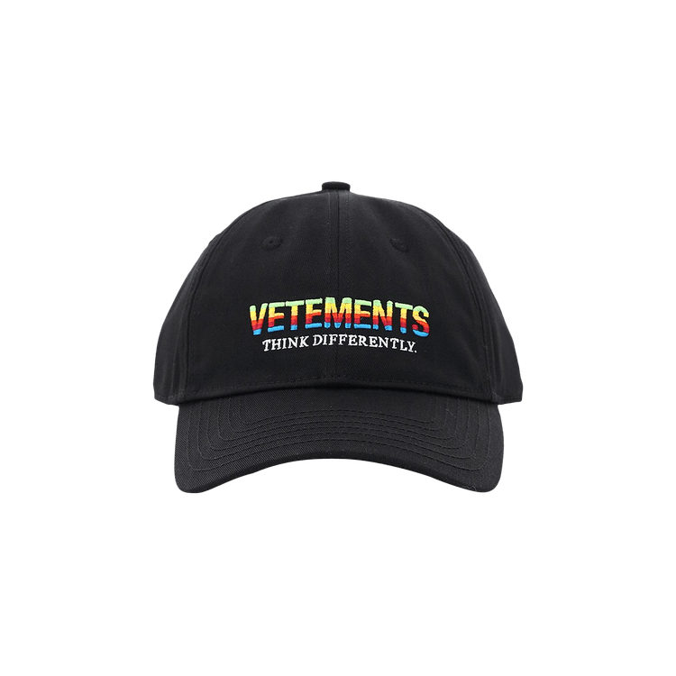 Vetements Think Differently Logo Cap 'Black'