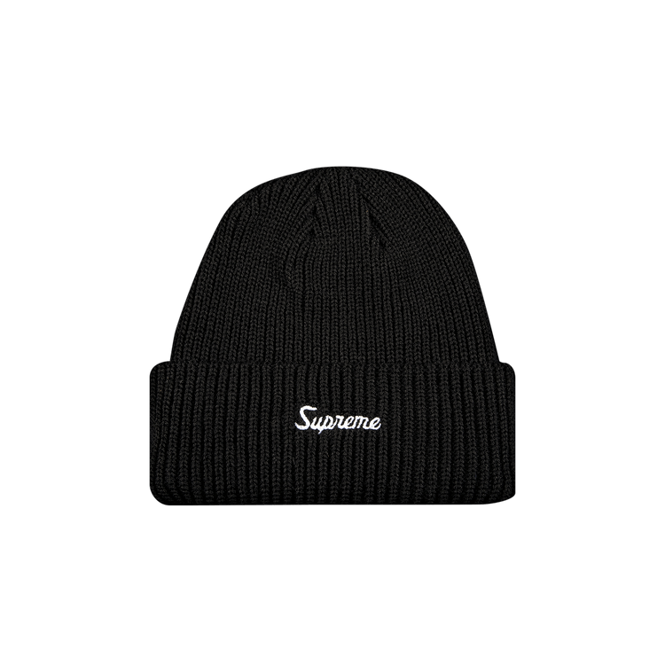 Supreme Loose Gauge Beanie 'Black'