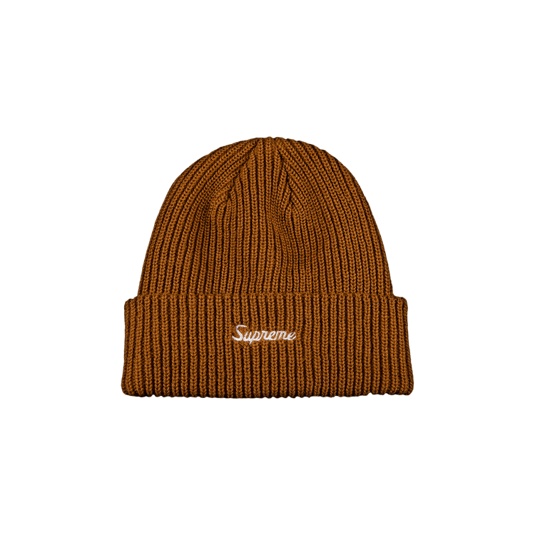 Supreme Loose Gauge Beanie 'Tan'