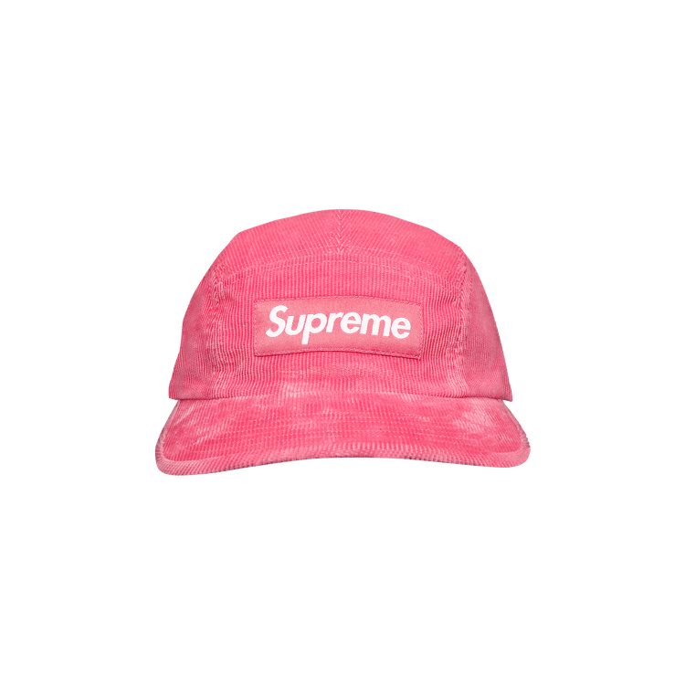 Supreme Fine Wale Corduroy Camp Cap 'Pink'