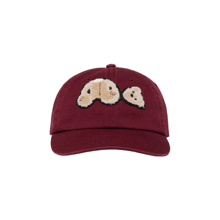 Palm Angels Teddy Bear Baseball Cap 'Burgundy/Brown'