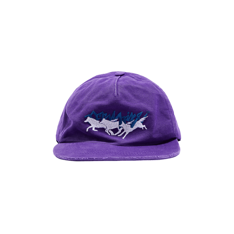 Off-White Running Wolves Baseball Cap 'Purple'