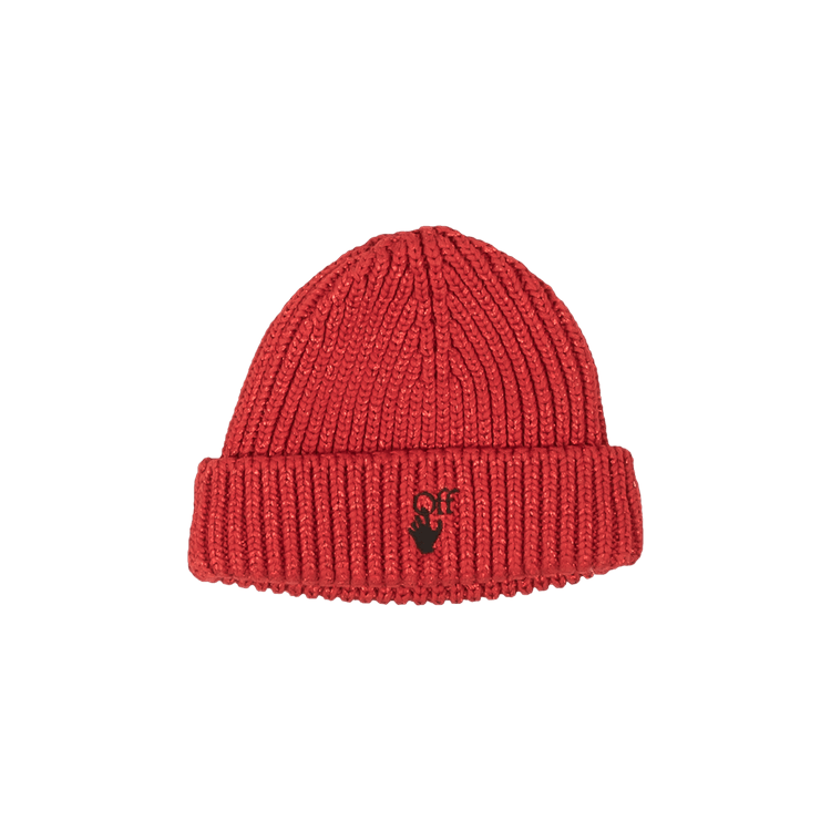 Off-White Hand Off Lurex Beanie 'Orange'
