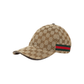 Gucci Original GG Canvas Baseball Hat With Web 'Beige'