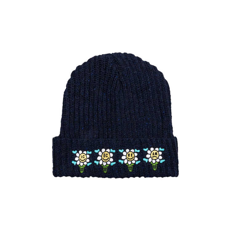 Icecream Speck Knit Hat 'Dress Blues'