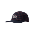 Stussy Plaid 2-Tone Low Pro Cap 'Navy'