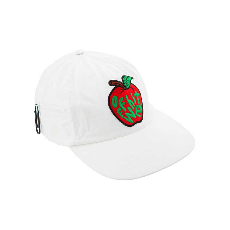 Off-White Apple Paperclip Cap 'White/Red'