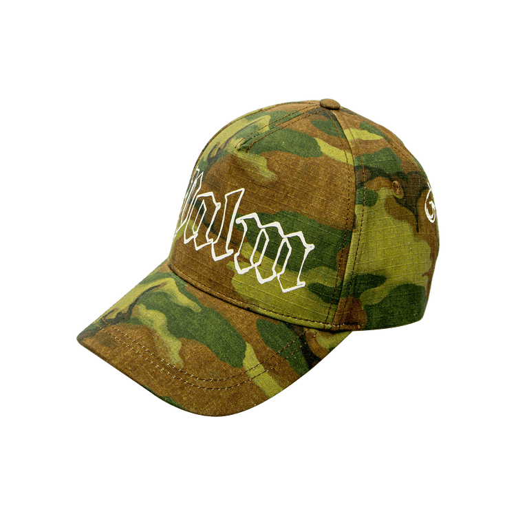 Palm Angels Logo Cap 'Military/White'