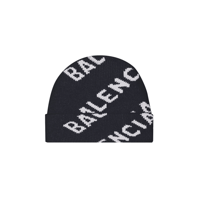 Balenciaga All Over Logo Hat 'Navy/White'