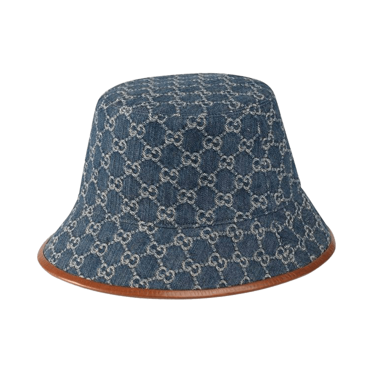 Gucci GG Canvas Bucket Hat 'Sapphire/Dark Brown'