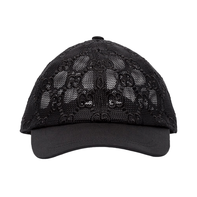 Gucci GG Embroidered Baseball Hat 'Black'