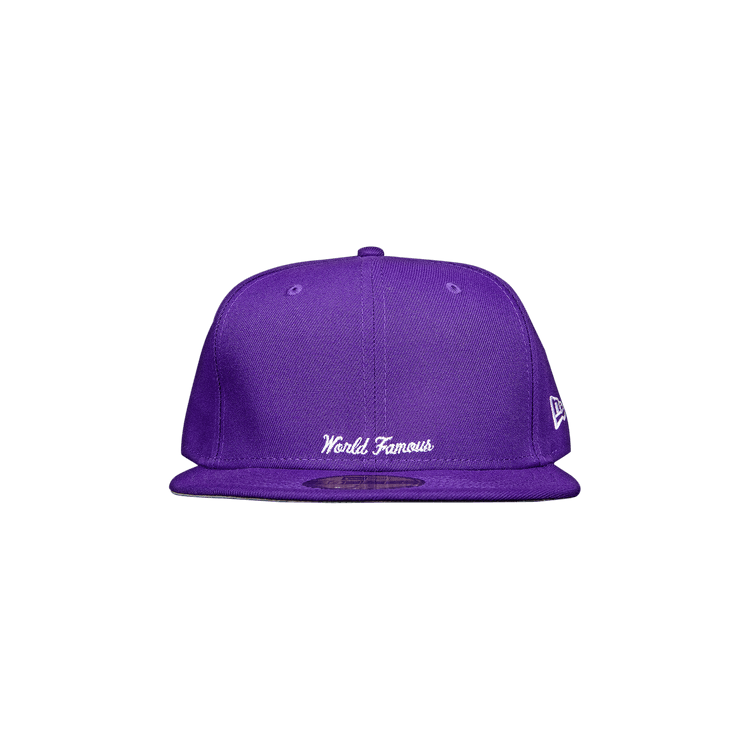 Supreme x New Era Reverse Box Logo Hat 'Purple'